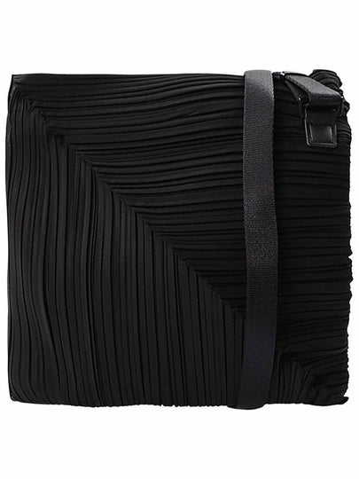 Diagonal Pleated Shoulder Bag Black - ISSEY MIYAKE - BALAAN 2