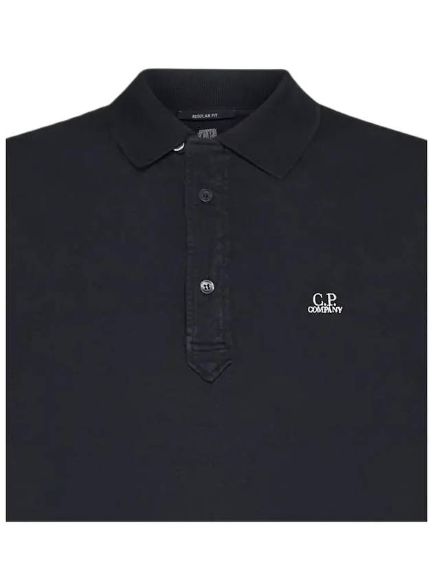 1020 Jersey Polo Shirt Navy - CP COMPANY - BALAAN 5