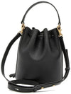 T Timeless Leather Micro Logo Bucket Bag Black - TOD'S - BALAAN 4