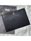 Medium Document Holder Clutch Bag Black - THOM BROWNE - BALAAN 2