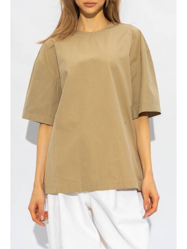 Bottega Veneta Relaxed-fitting T-shirt, Women's, Beige - BOTTEGA VENETA - BALAAN 3