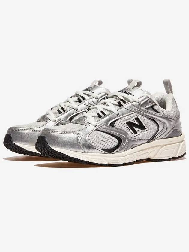 408 Low Top Sneakers Silver - NEW BALANCE - BALAAN 2