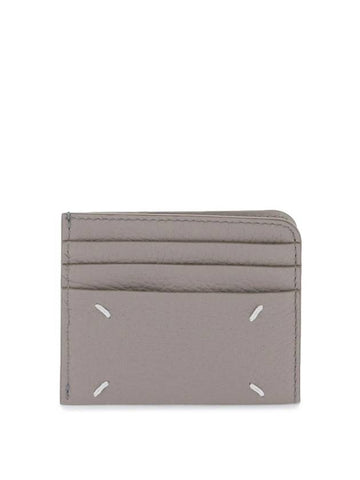 Four Stitch Card Wallet Grey - MAISON MARGIELA - BALAAN 1