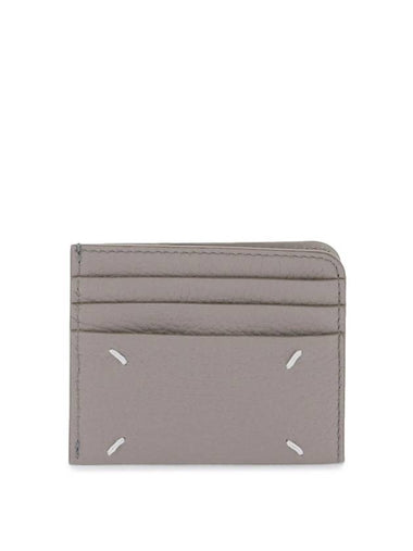 Four Stitch Card Wallet Grey - MAISON MARGIELA - BALAAN 1