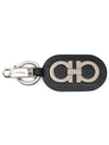 Gancini Key Holder Black - SALVATORE FERRAGAMO - BALAAN 3