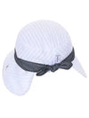 Terrier Embroidery Ribbon Hat 8643LZSPWHITE - BLACK&WHITE - BALAAN 3