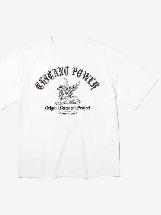 Washed Griffin Tee White - OGARP - BALAAN 1