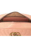 GG Marmont Matelasse Leather Cross Bag Peach - GUCCI - BALAAN 11