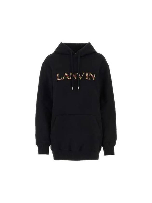 Hooded Sweatshirt RWHO0019 J209A2310 Black - LANVIN - BALAAN 2