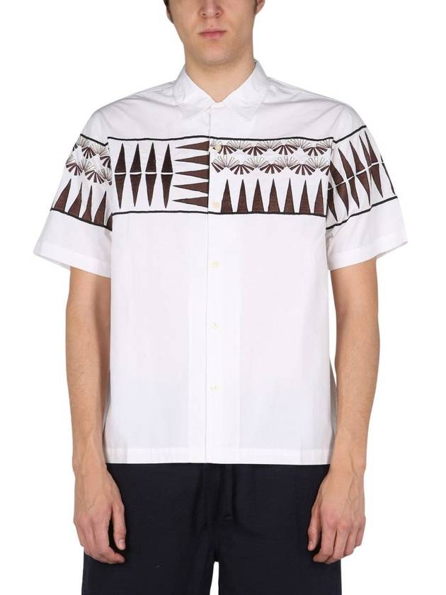 Universal Works Shirt With Embroidery - UNIVERSAL WORKS - BALAAN 1