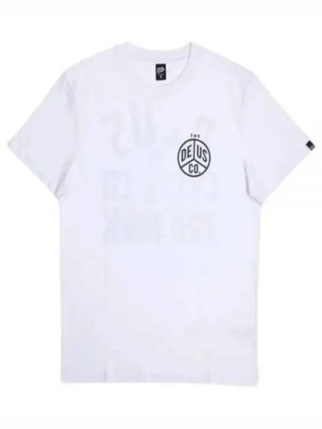 DEUS PEACES TEE DMP241438DWHT peace t shirt - DEUS EX MACHINA - BALAAN 1