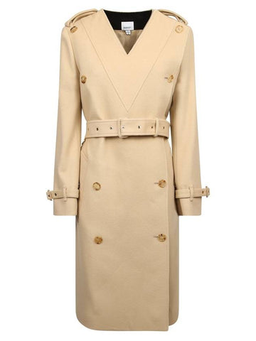 double breasted trench coat beige - BURBERRY - BALAAN 1