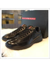 America's Cup Patent Leather Low Top Sneakers Black - PRADA - BALAAN 5