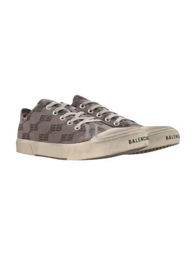 BB Monogram Low-Top Sneakers Grey - BALENCIAGA - BALAAN 2