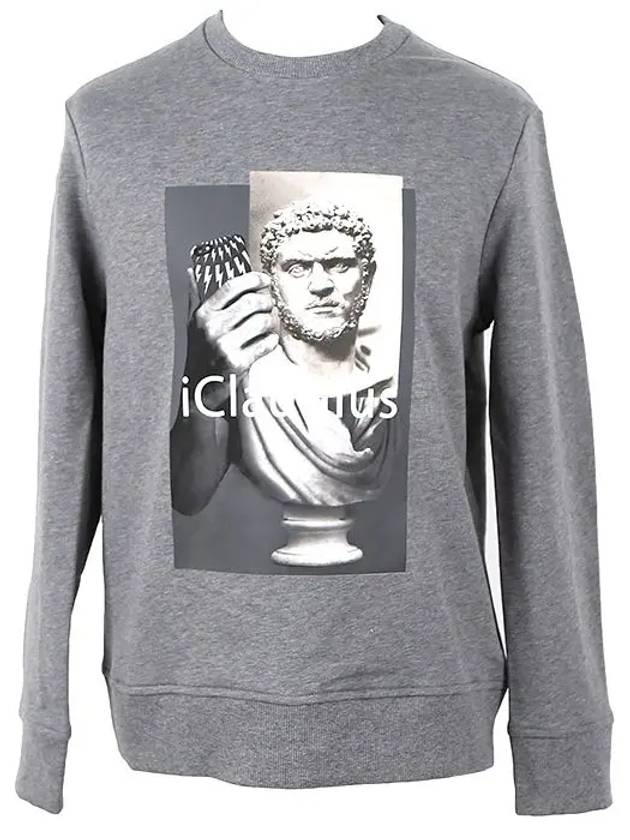 iCloudius Sweatshirt Gray PBJS441D W - NEIL BARRETT - BALAAN 7