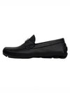 CD Signature Buckle Strap Loafers Black - DIOR - BALAAN.