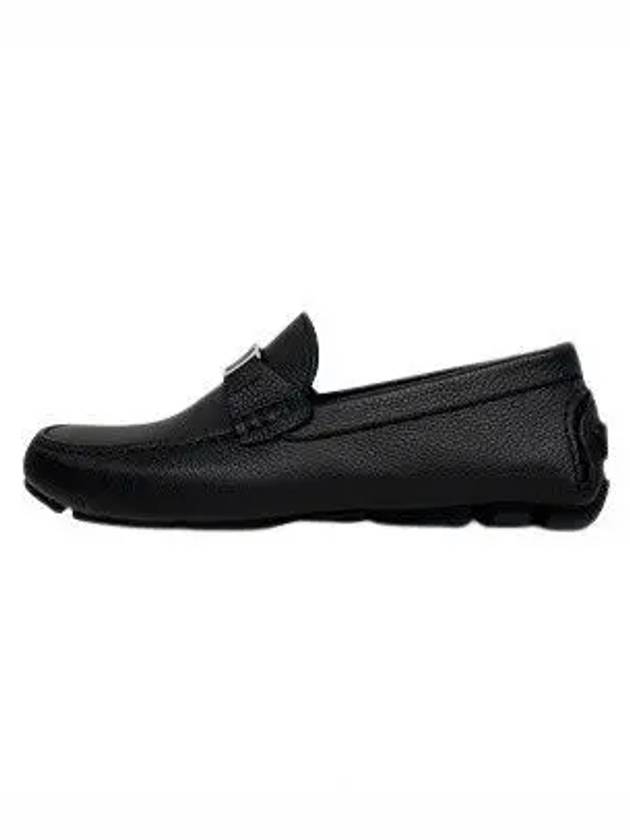 CD Signature Buckle Strap Loafers Black - DIOR - BALAAN 2