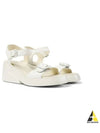 Women's Kaah Leather Height-Elevating Sandals White - CAMPER - BALAAN 2