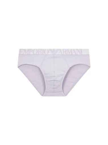 UNDERWEAR Men s Jacquard Logo Band Briefs Light Purple - EMPORIO ARMANI - BALAAN 1