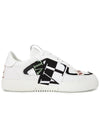 VL7N Banded Calfskin Low Top Sneakers White - VALENTINO - BALAAN 5