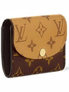 Rosalie Monogram Reverse Coin Wallet Brown - LOUIS VUITTON - BALAAN 3