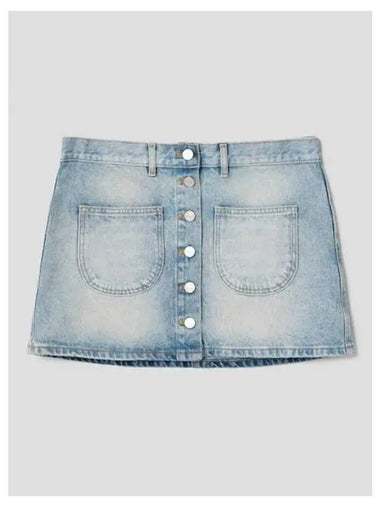 Courr ges Women s Multifrx Blue Denim Mini Skirt Light Domestic Product GM0024021312760 - COURREGES - BALAAN 1