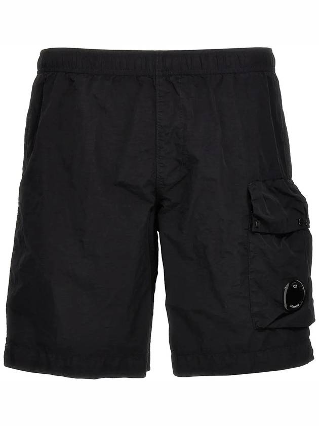 Flat Nylon Lens Beachwear Shorts Black - CP COMPANY - BALAAN 2