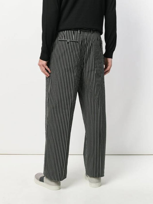 striped wide leg trousers - LANVIN - BALAAN 2