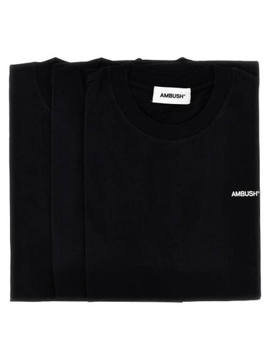 Short Sleeve T-Shirt BMAA002S24JER00110011001 Black - AMBUSH - BALAAN 1