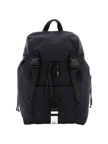 Track Logo Buckle Nylon Backpack Dark Navy - A.P.C. - BALAAN 1