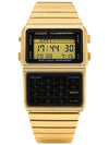 DBC 611G 1DF DBC 611G 1 data bank data bank calculator gold men's metal watch - CASIO - BALAAN 6