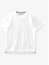 Men's Side Slit Relaxed Short Sleeve T-Shirt White - THOM BROWNE - BALAAN 2