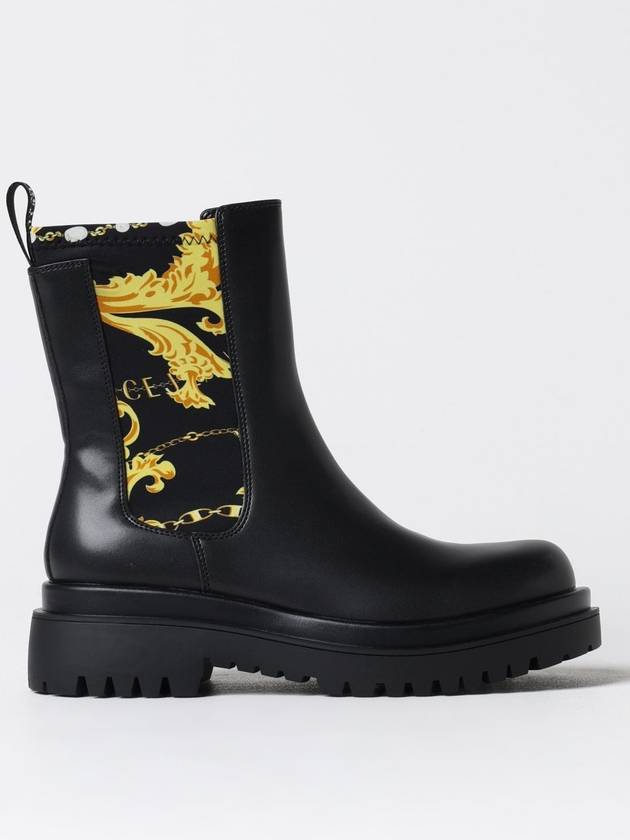 Flat ankle boots woman Versace Jeans Couture - VERSACE - BALAAN 1