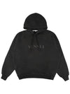 Embroidered Logo Hoodie Black - SUNNEI - BALAAN 2