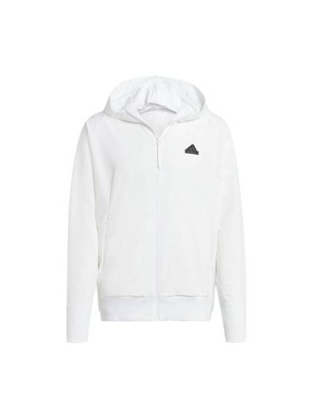 ZNE Woven Full Zip Track Hoodie Jacket White - ADIDAS - BALAAN 2