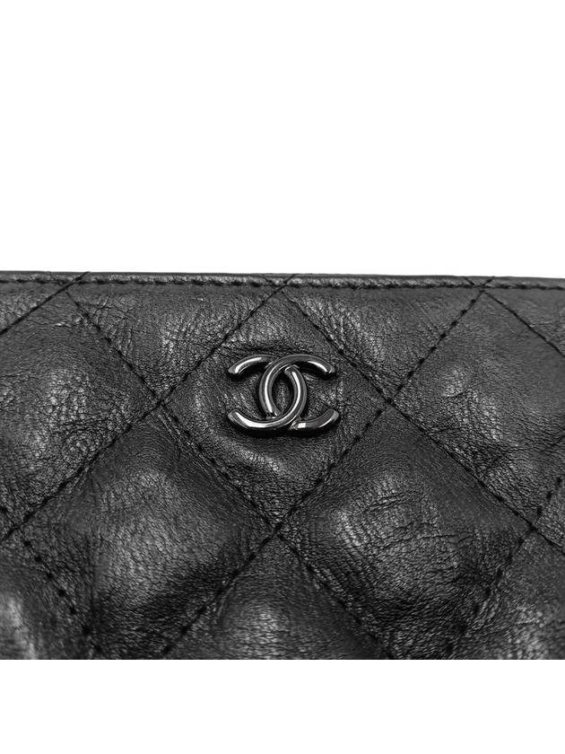 Women s A82545 Black Calfskin Classic CC Logo New Medium Clutch - CHANEL - BALAAN 7