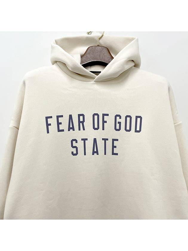 Logo Fleece Hooded Sweatshirt SHELL 192BT246252F - FEAR OF GOD ESSENTIALS - BALAAN 4