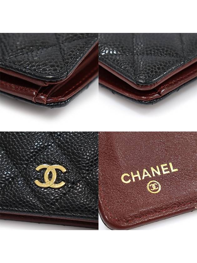 A31509 Black caviar gold classic long flap wallet 16th - CHANEL - BALAAN 7