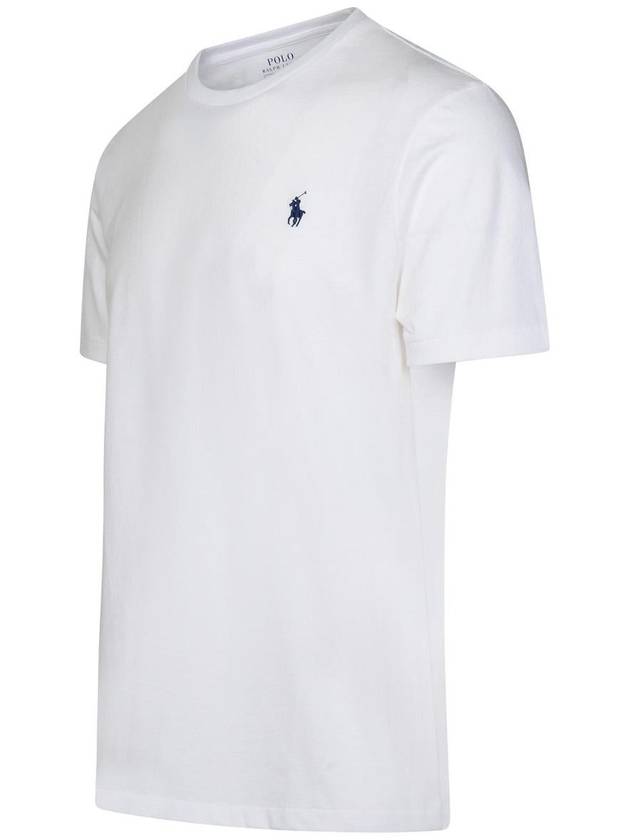 Men's Embroidered Pony Short Sleeve T-Shirt White - POLO RALPH LAUREN - BALAAN 3