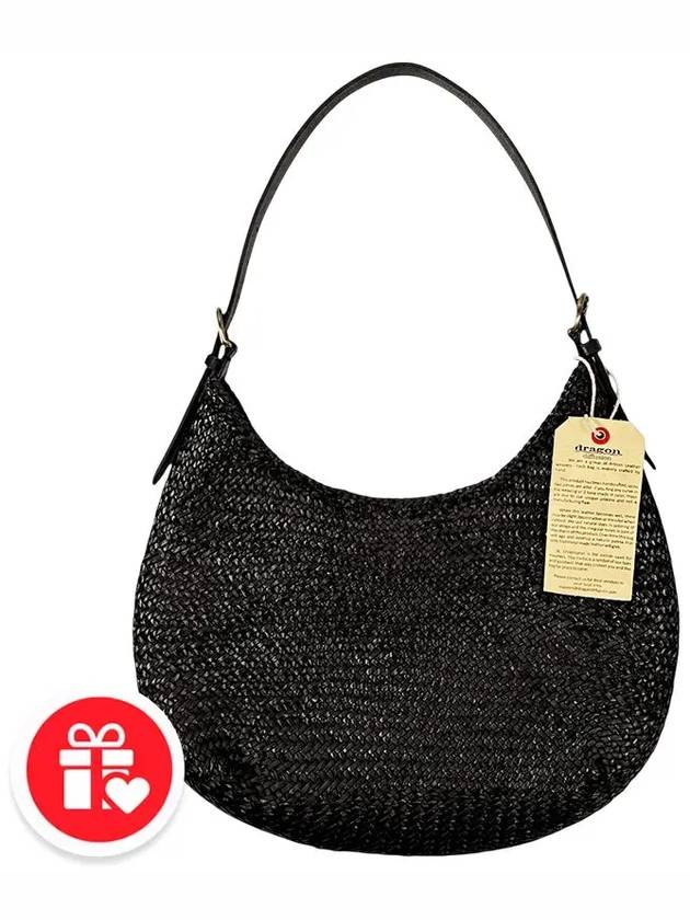 25 Season Dragon Bag Luna Mezza Black Hobo 8021 - DRAGON DIFFUSION - BALAAN 7