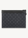 Pochette To Go Monogram Eclipse Clutch Bag Black - LOUIS VUITTON - BALAAN 4