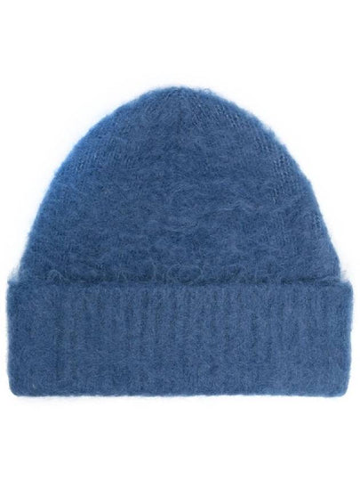 Wool Mohair Beanie Denim Blue - ACNE STUDIOS - BALAAN 2