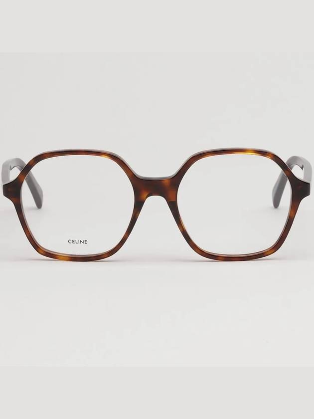 Glasses frame CL50089I 054 leopard horn rim square - CELINE - BALAAN 3