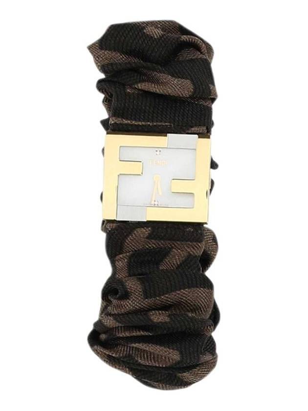 Jacquard Mania Baguette Watch Brown - FENDI - BALAAN 2