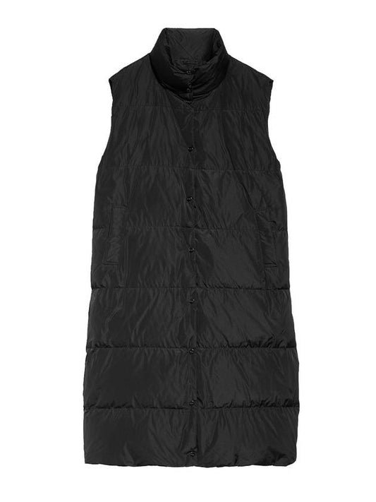 Tarp Paper Water Repellent Reversible Vest Padding Black - MAX MARA - BALAAN 1