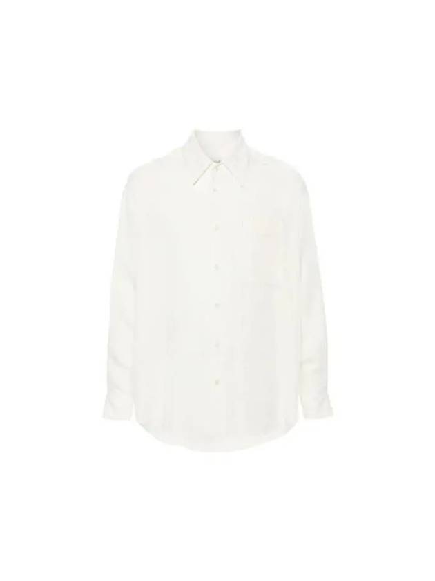 Double Pocket Long Sleeve Shirt White - LEMAIRE - BALAAN 2