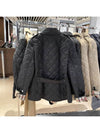 New Frankby Diamond Quilted Jacket Black - BURBERRY - BALAAN 8