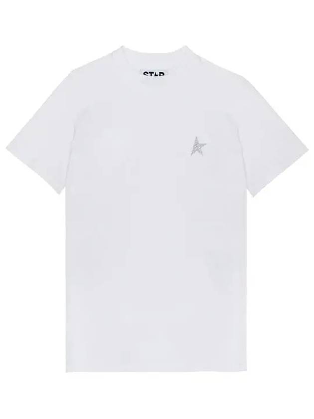 Star Printing Short Sleeve T-Shirt White - GOLDEN GOOSE - BALAAN 3