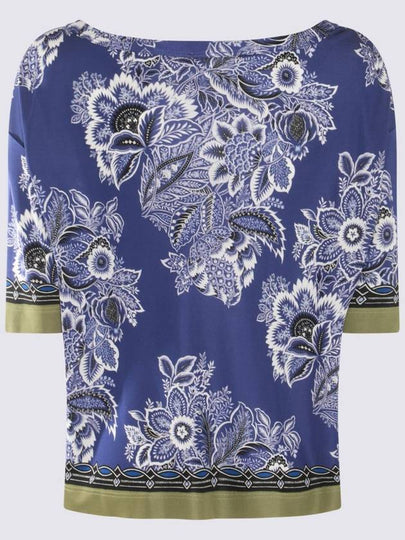 Etro Blue Multicolour Viscose Top - ETRO - BALAAN 2