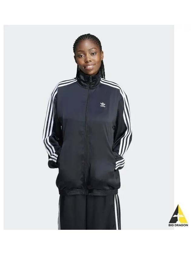 adidas satin track top black IU2516 - ADIDAS - BALAAN 1